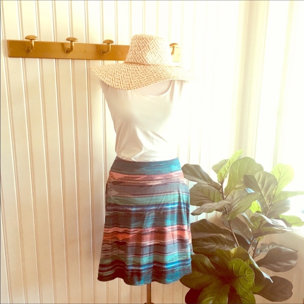Prana knit wrap skirt
